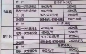 山东退伍老兵补助标准 每月多少钱啊一年啊