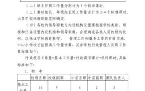 教育部教师工作量标准的最新文件是什么意思