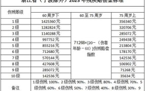 车祸伤残鉴定赔偿标准2024年最新版是多少钱啊