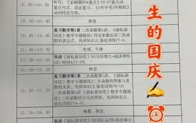 国庆节怎样利用时间学习提升自己？有哪些高效方法？