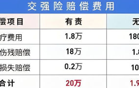 车主全责交强险赔偿范围和金额多少2024年