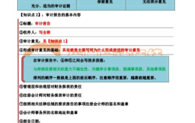 审计报告的四种类型的判断标准是什么意思啊