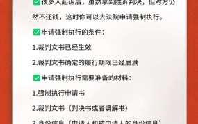 强制执行的申请流程是什么样的呢怎么写的啊