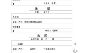 收款收据应该如何开具？有没有标准样本？