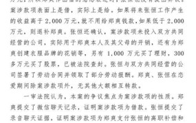 张恒被判归还借款2000万，这件案例有哪些争议点？