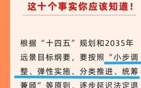 66年退休延迟政策是怎样的？有哪些具体规定？