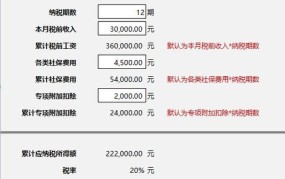 上海扣税标准2024计算器怎么算税前年薪