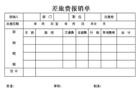 差旅费报销单如何填写？有哪些报销标准？