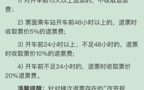 高铁票提前多久退票不收手续费？如何办理？